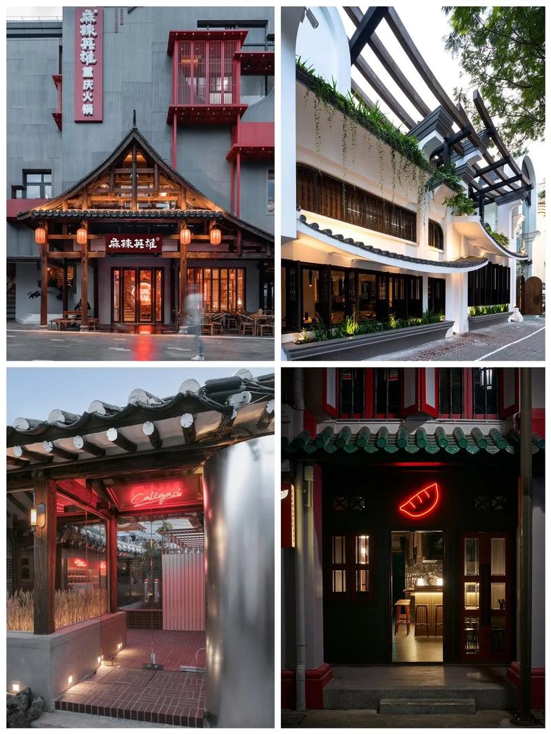 十六款经典中式风格门头设计赏析 传承东方美学，点亮商业空间